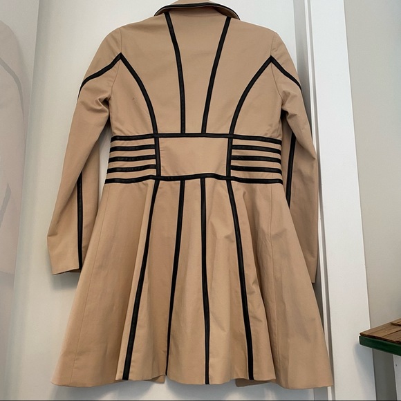 Bebe trench coat SZ:S - Picture 6 of 7